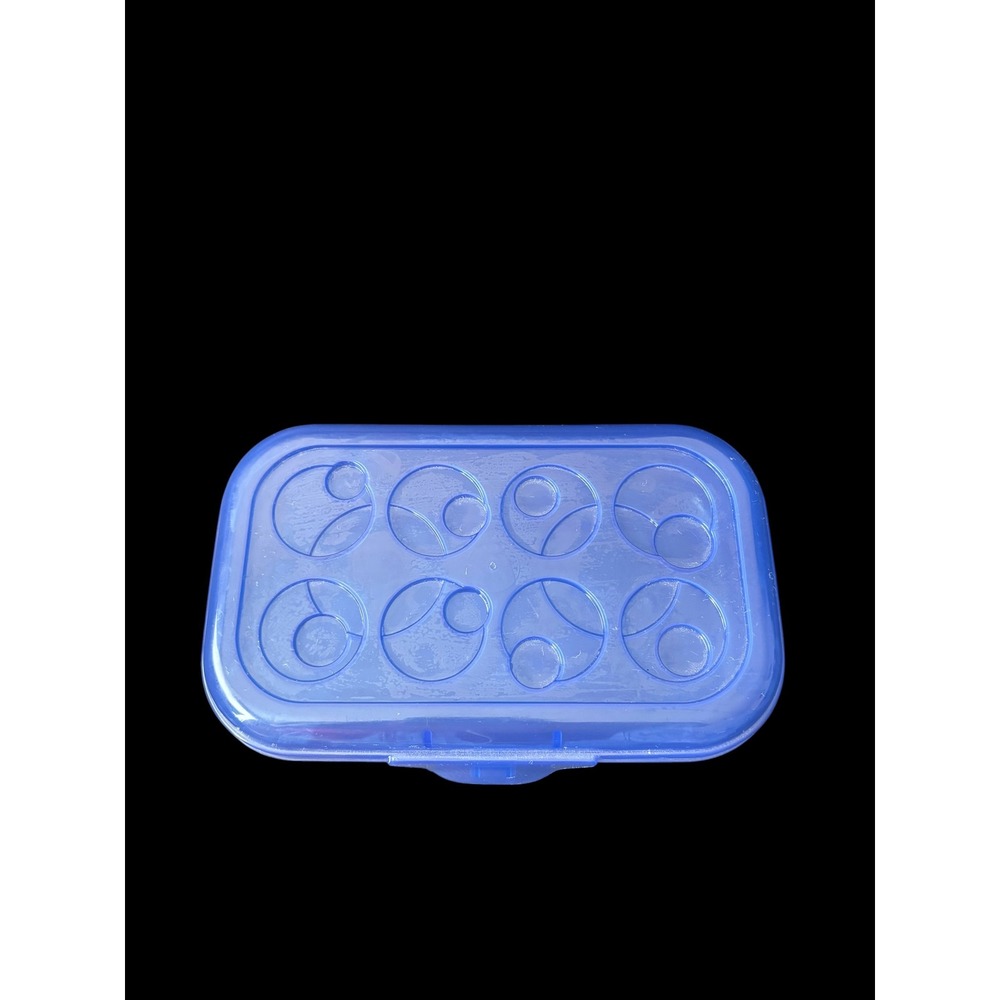 Sterilite‎ Blue Plastic Pencil Box Pen Case School Supply Storage Organizer Snap